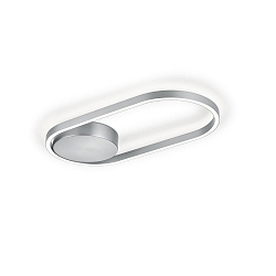 ceiling luminaire RIKE IP20, nickel matt dimmable