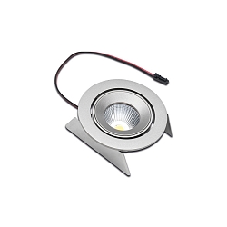 Inbouwarmatuur SR 68-LED draaibaar, UGR < 19 IP44, chroom, transparant dimbaar 4,8W 485lm 4000K CRI 90-100
