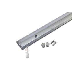 LED under-cabinet luminaire LED ModuLite F, IP20, 230V HVLCS, CRi>90, 30cm, with switch, 5W 3000K 475lm 120�, anodised alu