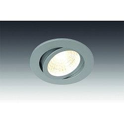 Inbouwarmatuur ECO SR 68 draaibaar, set van 1 IP20, chroom mat dimbaar 6,5W 750lm 3000K 24� 24� CRI 80