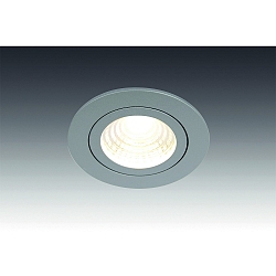 Inbouwarmatuur ECO SR 68 draaibaar, set van 1 IP20, chroom mat dimbaar 6,5W 750lm 4000K 24� 24� CRI 80