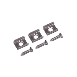 Cliphouder set van 3, zilver