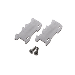 Cliphouder set van 2, transparant
