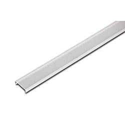 LED covering profile 25mm, for 22mm milled grooves and 34mm profiles, 100cm, slightly matted