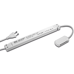 Transformer LED 24/75W F Mains connection cable, 200cm with Europlug, 12-fold distributor