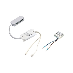 24V dim controller Funk 80W with 12-fold distributor incl. UP, radio-contreeld touch module