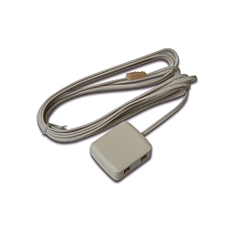 Verdeler LED-24 4-voudig, met stekker, wit