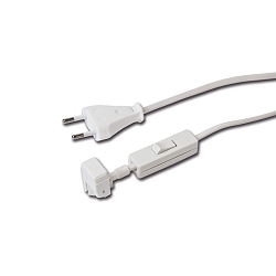 Accessories for SlimLite CS LED - CS 43/1800 Mains connection cable with Europlug + switch 180cm