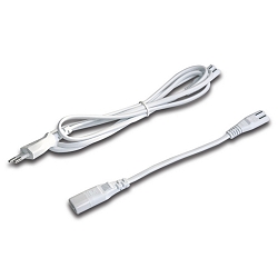 Aansluitkabel ECOLITE F horizontaal, wit