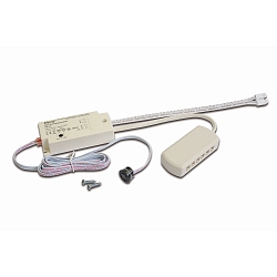 Bewegingsmelder PIR 2S MINI - FOR LED 24V PLUG LUMINAIRES ingebouwde versie, met aansluitdoos, met stekker, 11-voudig, wit