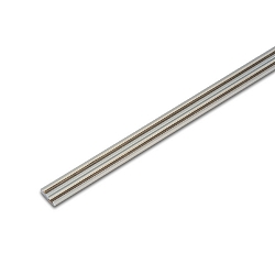 Stroomrail LED-24 kort, aluminium mat