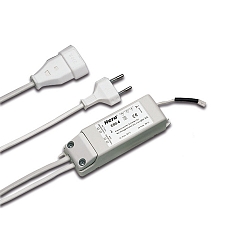 Schakelaar 400W EBS 4 D met stekker, wit mat