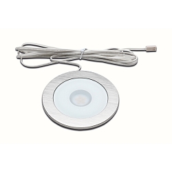 Recessed LED spot AR 78-LED, round, � 9cm, with LED24-plug, CRi>95, glare-free, fixed, 7.5W 4000K 450lm 80�, white