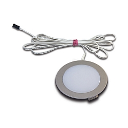 LED panel luminaire Dynamic FR 68-LED, IP44, with LED 24 Dynamic connection, CRi>90, 4W 2700-5000K 270lm 110�, matt chrome