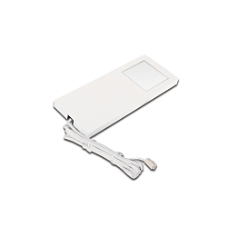 LED under-cabinet luminaire LED Slim-Pad F, IP20, homogeneous area light, LED24 connection, 5W 3000K, white