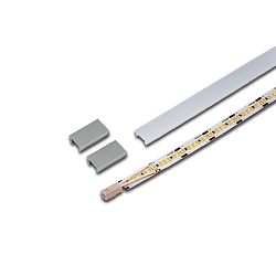 Lichtstrip LED 2-LINK FLOOD klein IP20, aluminium, opaal dimbaar 4,8W 280lm 4000K CRI 90-100 30cm