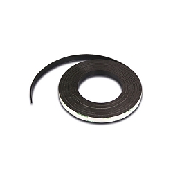 Self-adhensive magnet band for attaching of LED Sticks and LED Tapes, 500cm reel, BxH 10x1.5mm