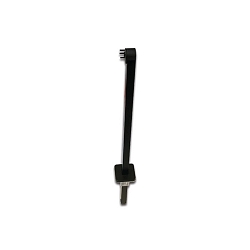 Rail houder LED 2-LINK met stekker, instelbaar, zwart