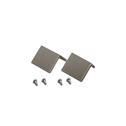 Afdekking set van 2, rvs, gelakt