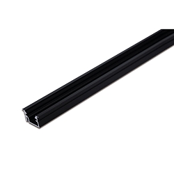 recessed profile, black