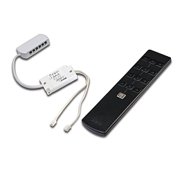 24V Dimming controller radio 80W with 12-fold distributor incl. 4-channel radio remote control