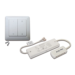 Radio wandschakelaar SINGLE COLOUR DIM ZIGBEE / ALEXA - 24V set van 1, kinetisch, ZigBee-besturingssignaaluitgang (WiFi)