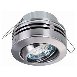 Spot DL6807 draaibaar, roteerbaar GX5,3 IP20, chroom mat dimbaar
