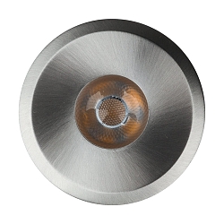 Spot AUSTIN rond, stijf IP20, aluminium geborsteld 