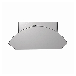 Onderbouwarmatuur DETMOLD met schakelaar, met stopcontact IP20, zilver mat  8W 420lm 3000K 120� 120� CRI 80 67.9cm