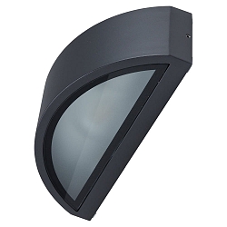 Wandarmatuur voor buitenshuis HOJA halfrond E27 IP54, antraciet 