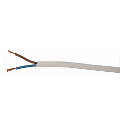Aansluitkabel H03VV-F, wit