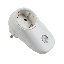 Stekker met sensor, wit