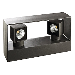 LED Wall luminaire VIGO Outdoor luminaire, 2 flames, 2x6W, 3000K, 530lm, IP54, anthracite