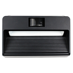 solar wall luminaire MELILLA down, with sensor IP54, anthracite 