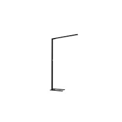floor lamp LINEAR up / down IP20, black dimmable