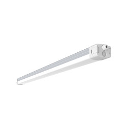 damp-proof luminaire SHARK-X with motion detector IP65, white 