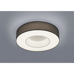 Plafondarmatuur LOMO IP20, antraciet, wit mat dimbaar