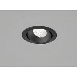 LED Ceiling recessed spot SID LED, IP65, black matt