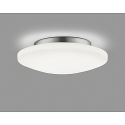 Plafondarmatuur KYMO 36 IP44, chroom, gesatineerd 