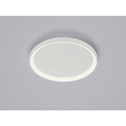 Plafondarmatuur MORI CCT Switch, met diffuser IP20, wit mat dimbaar