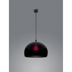 Pendelarmatuur DORO E27 IP20, zwart mat