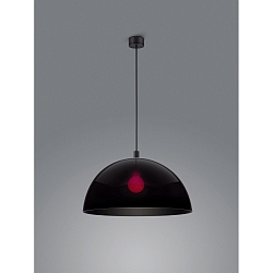 Pendelarmatuur DORO E27 IP20, zwart mat