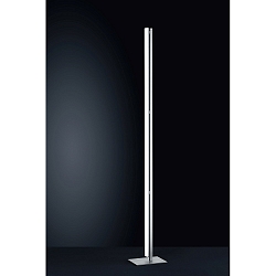 LED Floor lamp VENTA LED, IP30, nickel matt anodised-chrome