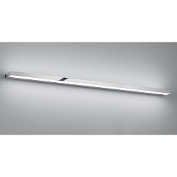 Spiegelarmatuur SLATE 120 IP44, chroom, gesatineerd 