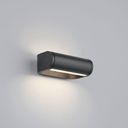 Wandarmatuur LUZ roteerbaar, direct / indirect, met diffuser IP20, zwart mat dimbaar