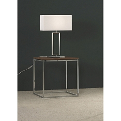 Tafelarmatuur ENNA 2 E27 IP20, nikkel glanzend