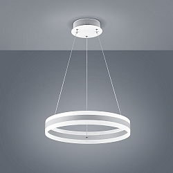 Pendelarmatuur LIV 60 up down, ring vorm IP20, wit mat dimbaar