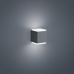 Wandarmatuur voor buitenshuis KIBO up down, cubusvorm IP54