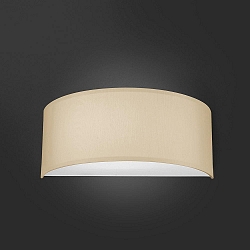 Wandarmatuur ALEA halfrond, dimbaar G9 IP20, champagne, wit dimbaar