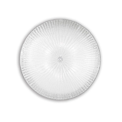 Wand- en plafondarmatuur SHELL PL6 6-vlams E27 IP20, transparant 